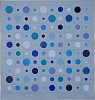Christopher French, Base 10 (Blue Ground)
2006, Braille paper with oil and acrylic on paper