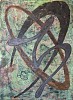 Jim Martin, LOS
1996-2011, Acrylic, copper leaf, patina on canvas