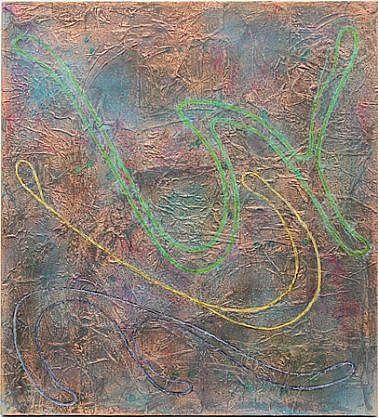 Jim Martin, SPF, 2011
Acrylic, copper leaf, patina on canvas, 36 x 33 in. (91.4 x 83.8 cm)
JMA-050