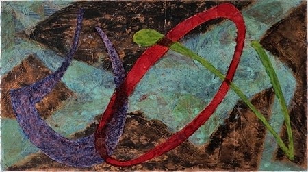 Jim Martin, COD, 2012
Acrylic, copper leaf, patina on paper, 24 x 15 in. (61 x 38.1 cm)
JMA-043