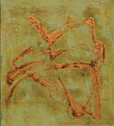Jim Martin, DNA, 2010
Acrylic, copper leaf, patina on canvas, 27 x 24 in. (68.6 x 61 cm)
JMA-030