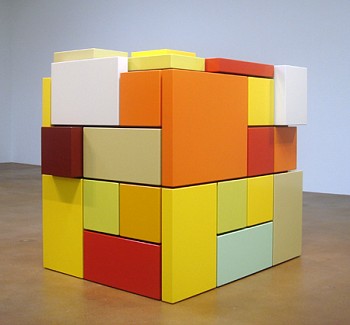Margo Sawyer - Synchronicity of Color #9 (Yellow Cube)