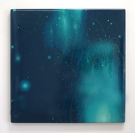 Kim Squaglia, Bon Vivant
Oil, acrylic, and resin on panel, 40 x 40 in. (101.6 x 101.6 cm)
KSQ-023