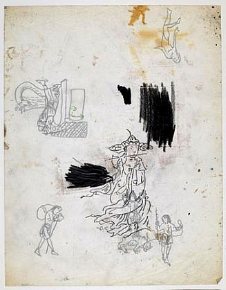 Gael Stack, Forty-one Songs No.34, 2010
Ink, graphite, oil, colored pencil on vellum, 14 x 11 in. (35.6 x 27.9 cm)
GST-053