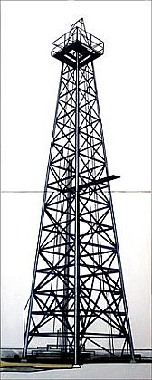 William Steiger, Oil Derrick (in two parts), 2002
Oil on canvas - two panels, 60 x 24 in. (152.4 x 61 cm)
WST-038