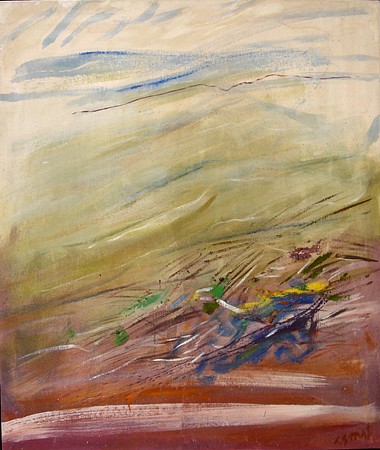Richard Stout, Somewhere, 1958
Oil on canvas, 40 x 34 in. (101.6 x 86.4 cm)
" Good Condition"
RST-023