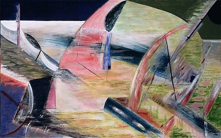 Richard Stout, Race, 2005
Acrylic on canvas, 30 x 48 in. (76.2 x 121.9 cm)
RST-016