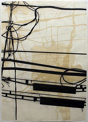 Randy Twaddle, Wrangled, 2012
Ink and coffee on paper, 60 1/2 x 43 1/2 in. (153.7 x 110.5 cm)
RTW-040