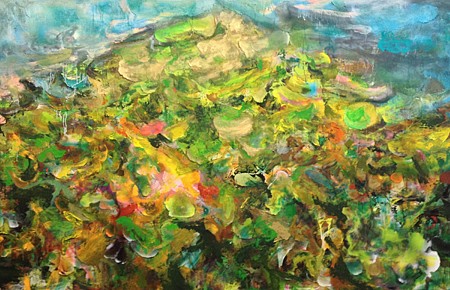 Geoff Hippenstiel, No Title (Mount Saint Victoire), 2014
Oil on canvas, 76 x 117 in. (193 x 297.2 cm)
GHI-012