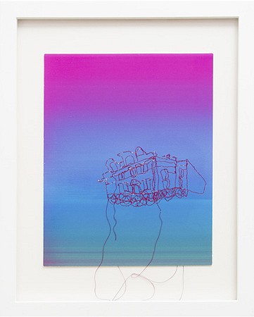 Rebecca Carter, Places We Used To Live 14, 2014
rayon thread on cotton rag, 14 x 11 in. (35.6 x 27.9 cm)
RCA-016