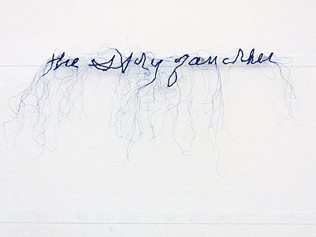 Rebecca Carter, Things Held But Never Understood, 2011
Cotton, polyester and rayon thread, 8 x 19 x 2 in.
RCA-021