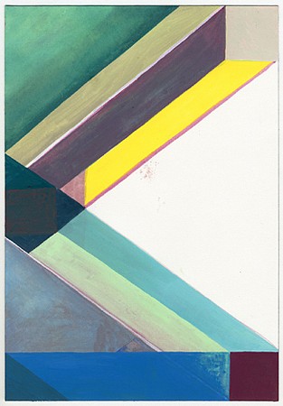 Matt Rich, Angle, 2014
Gouache on paper, 10 1/4 x 7 in.
MRI-031