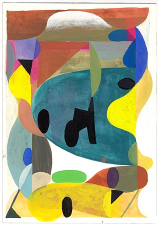 Matt Rich, Mountain Top, 2015
Gouache on paper, 10 1/4 x 7 in.
MRI-033