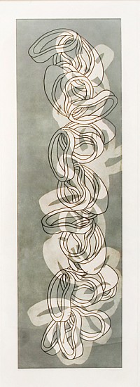 Joan Winter, Rise and Fall II, 2009
Color soft ground line etching and aquatint on Rives BFK paper, Edition AP 2/2, 60 x 21 1/4 in.
JWI-143