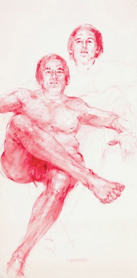 James Drake, Seated Man (Adam), 2010
Pastel on paper, 90 x 52 in.
JDR-065