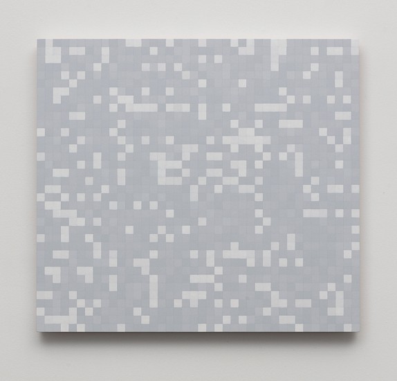 Douglas Leon Cartmel, WHITE NOISE #2, 2016
Oil on baltic birch panel, 18 x 20 in.
DCA-002