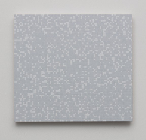 Douglas Leon Cartmel, WHITE NOISE #3, 2016
Oil on baltic birch panel, 18 x 20 in.
DCA-009