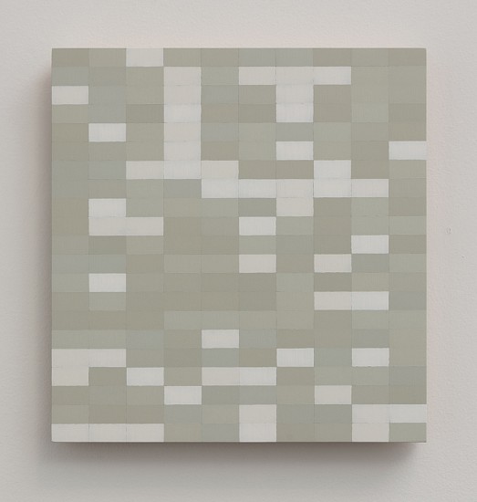 Douglas Leon Cartmel, WHITE NOISE #10, 2016
Oil on baltic birch panel, 10 1/2 x 10 in.
DCA-012