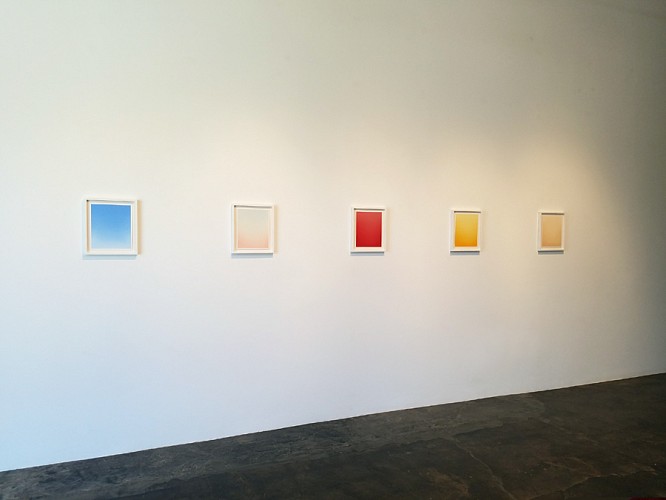 PAPER SKIES: New Oil on Paper Paintings by Eric Cruikshank - Installation View