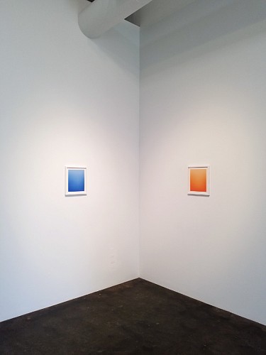 PAPER SKIES: New Oil on Paper Paintings by Eric Cruikshank - Installation View