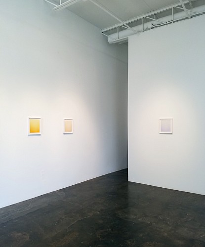 PAPER SKIES: New Oil on Paper Paintings by Eric Cruikshank - Installation View