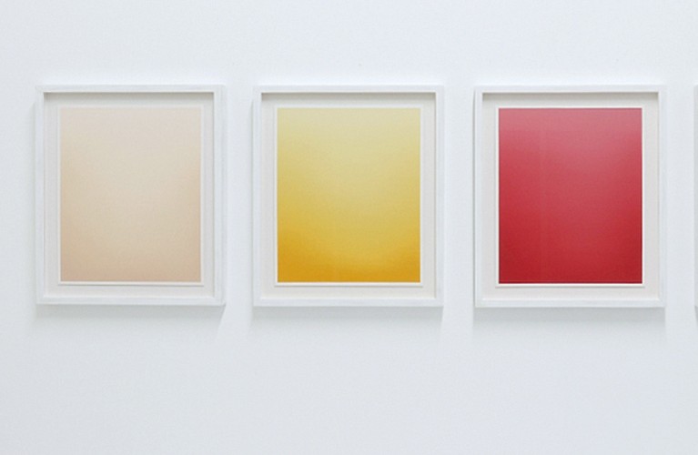 PAPER SKIES: New Oil on Paper Paintings by Eric Cruikshank - Installation View