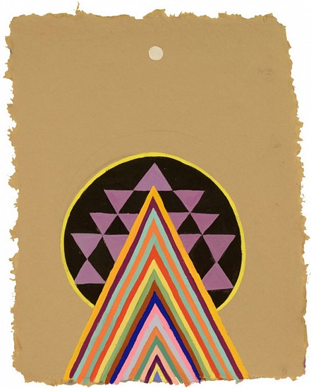 Jackie Tileston, Tantra Drawing #15, 2018
Gouache on paper, 11 1/2 x 9 in.
JTI-073