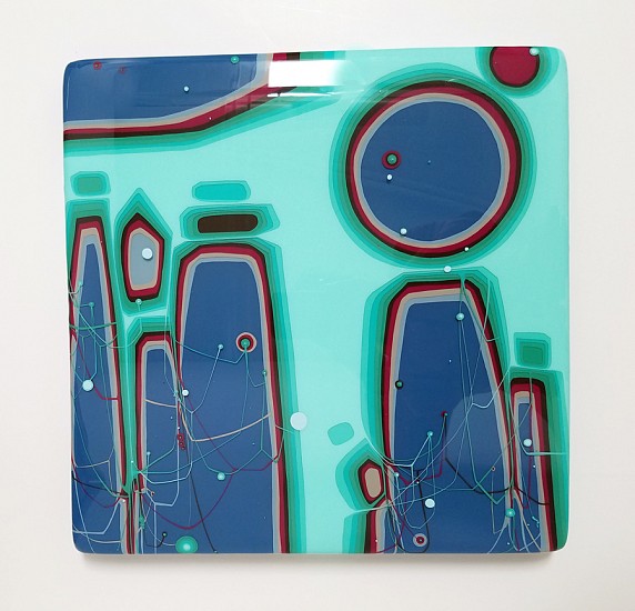 Kim Squaglia, Jolla, 2018
Oil, acrylic, and resin on panel, 16 x 16 in.
KSQ-046