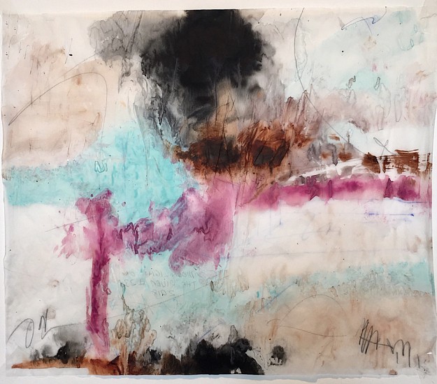 Stuart Arends, Moonlight on the River 23, 2018
Watercolor, ink, and pencil on tracing paper, 14 x 17 in.
SAR-002