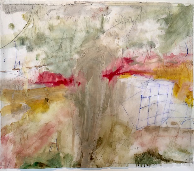 Stuart Arends, Moonlight on the River 39, 2018
Watercolor, ink, and pencil on tracing paper, 14 x 17 in.
SAR-005