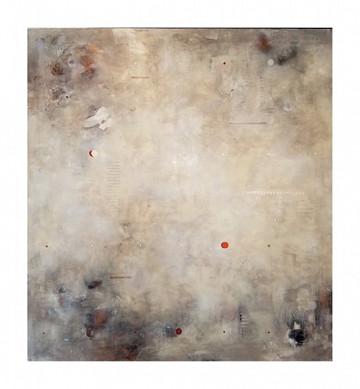 Raphaëlle Goethals, Dust Stories with Red, 2018
Encaustic and Mineral Pigment on Birch Panel, 52 x 48 in.
RGO-022