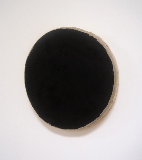 Otis Jones, Black Linen Circle, 2006
Mixed media on linen, 17 3/4 x 2 in.
OJO-038