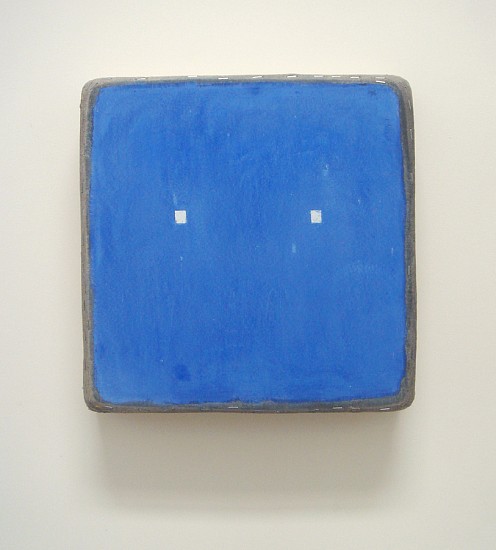 Otis Jones, Blue Square with Two White Squares, 2011
Mixed media on canvas, 16 x 16 x 4 in.
OJO-115