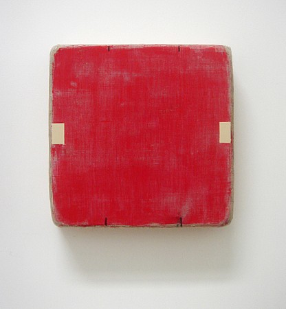 Otis Jones, Red Square with Two Wan Rectangles, 2011
16 x 16 x 4 in.
OJO-117
