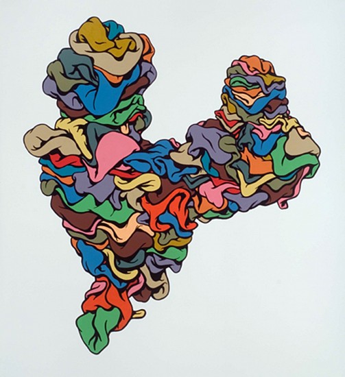 Kenneth Beasley, Cumulo-Nemesis, 2005
Acrylic and watercolor on paper, 35 x 27 in.
KBE-002