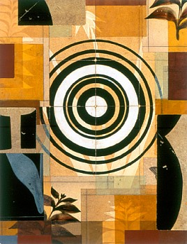 Work: Untitled (c-301), Leaves and Lanterns series