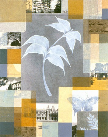 Andrew Young, Untitled (c-334), Sky and Shade series, 2007
Mixed Media collage on museum board, 19 5/8 x 15 1/2 in.