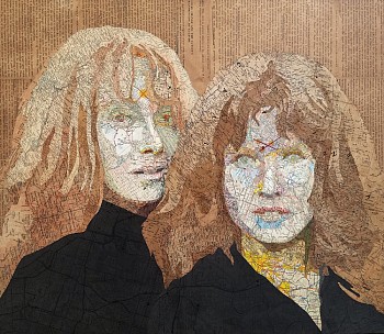 Matthew Cusick - Red and Blue