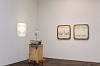 Kim Cadmus Owens, Mirage: Mexico/Texas
2016, Overhead projector, metal taboret, ink on polyester film, map pencils on paper, plywood, elastic straps