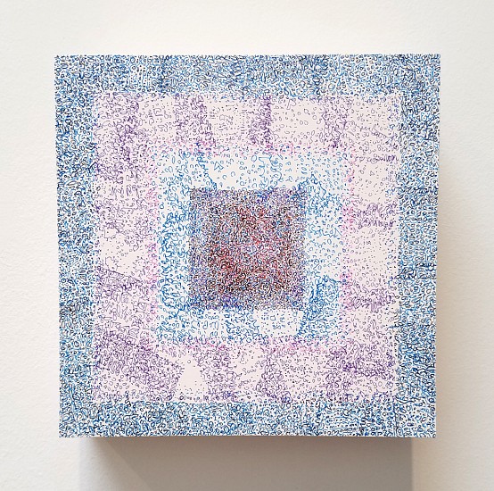 Todd Camplin, Blue Square, 2020
Ink on Claybord, 8 x 8 in.
TCA-077