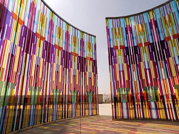 Margo Sawyer - Synchronicity Spiral, United States Embassy, Pristina, Kosovo