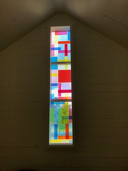 Margo Sawyer, Synchronicity Chapel, 2018
Hand painted stained glass
MSA-109