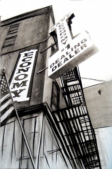 Kim Cadmus Owens, Economy, 2008
Charcoal on paper, 36 x 24 in. (91.4 x 61 cm)
KOW-011