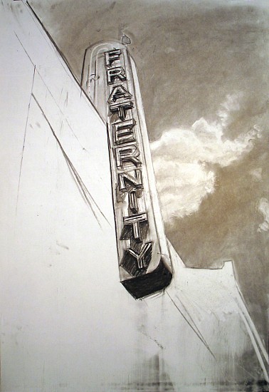 Kim Cadmus Owens, Fraternity 2, 2003
Charcoal on paper, 36 x 24 in.
KOW-107