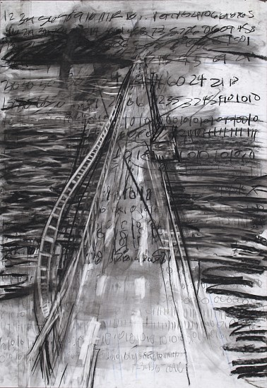 Kim Cadmus Owens, Bridge, 1999
Charcoal on paper, 36 x 24 in.
KOW-121