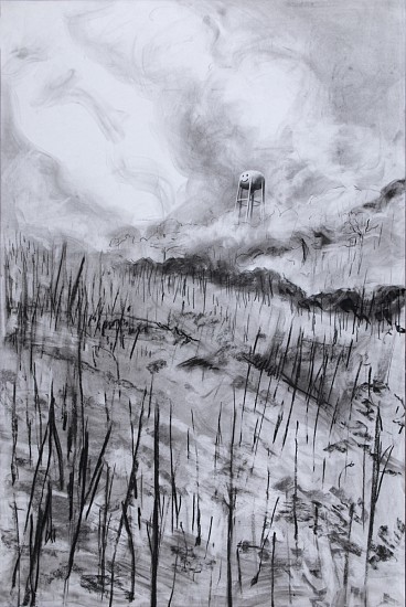 Kim Cadmus Owens, Bastrop , 2022
Charcoal on paper, 36 x 24 in.
KOW-130