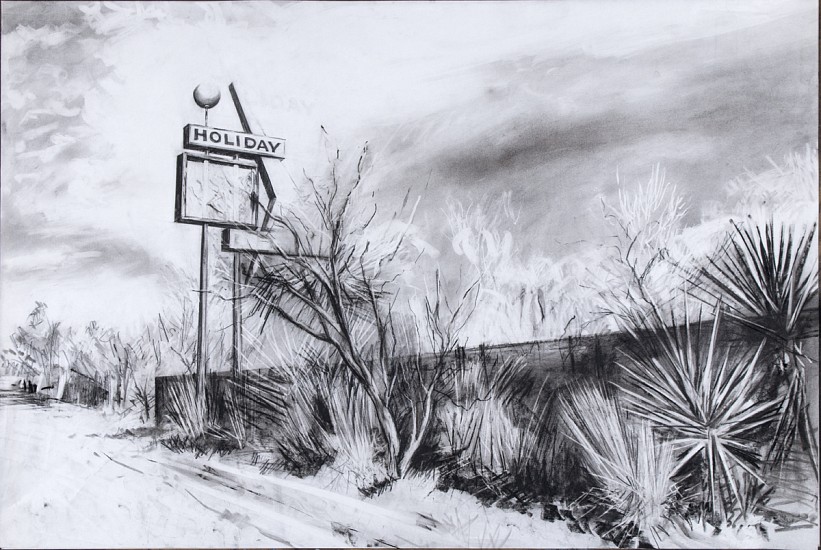 Kim Cadmus Owens, Holiday , 2022
Charcoal on paper, 36 x 24 in.
KOW-131