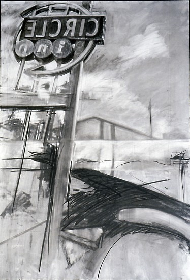 Kim Cadmus Owens, Sleep of Reason 2, 2002
Charcoal on paper, 36 x 24 in.
KOW-127