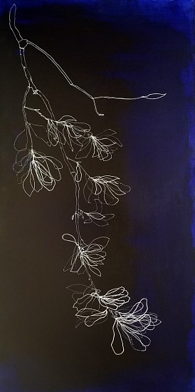 John Adelman, 2077 - tree limb 7, 2022
Gel ink and acrylic on canvas, 32 1/4 x 15 1/2 in.
JAD-178