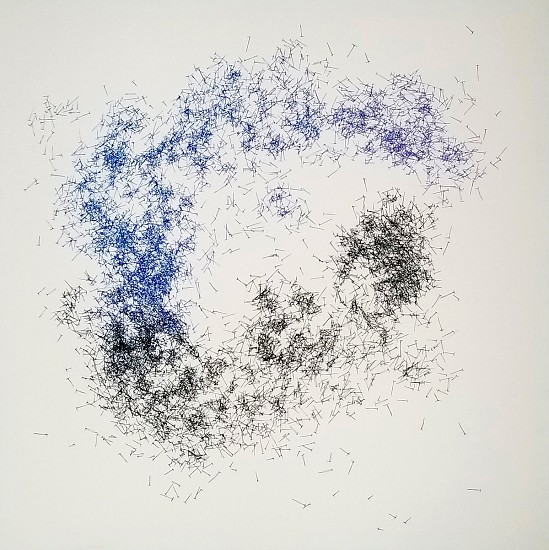 John Adelman, 8870 - nails, 2022
Gel ink and acrylic on canvas, 28 x 28 in.
JAD-181